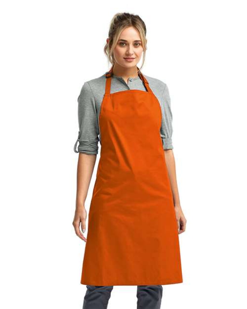 Artisan Collection by Reprime® Recycled Bib Apron Adjustable Neck Strap Durable Eco Friendly